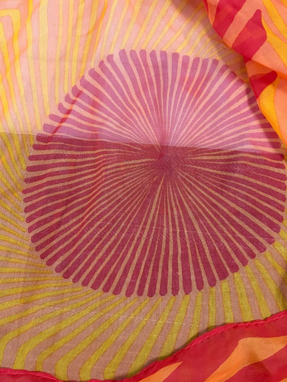 Vera Neumann 100% silk scarf